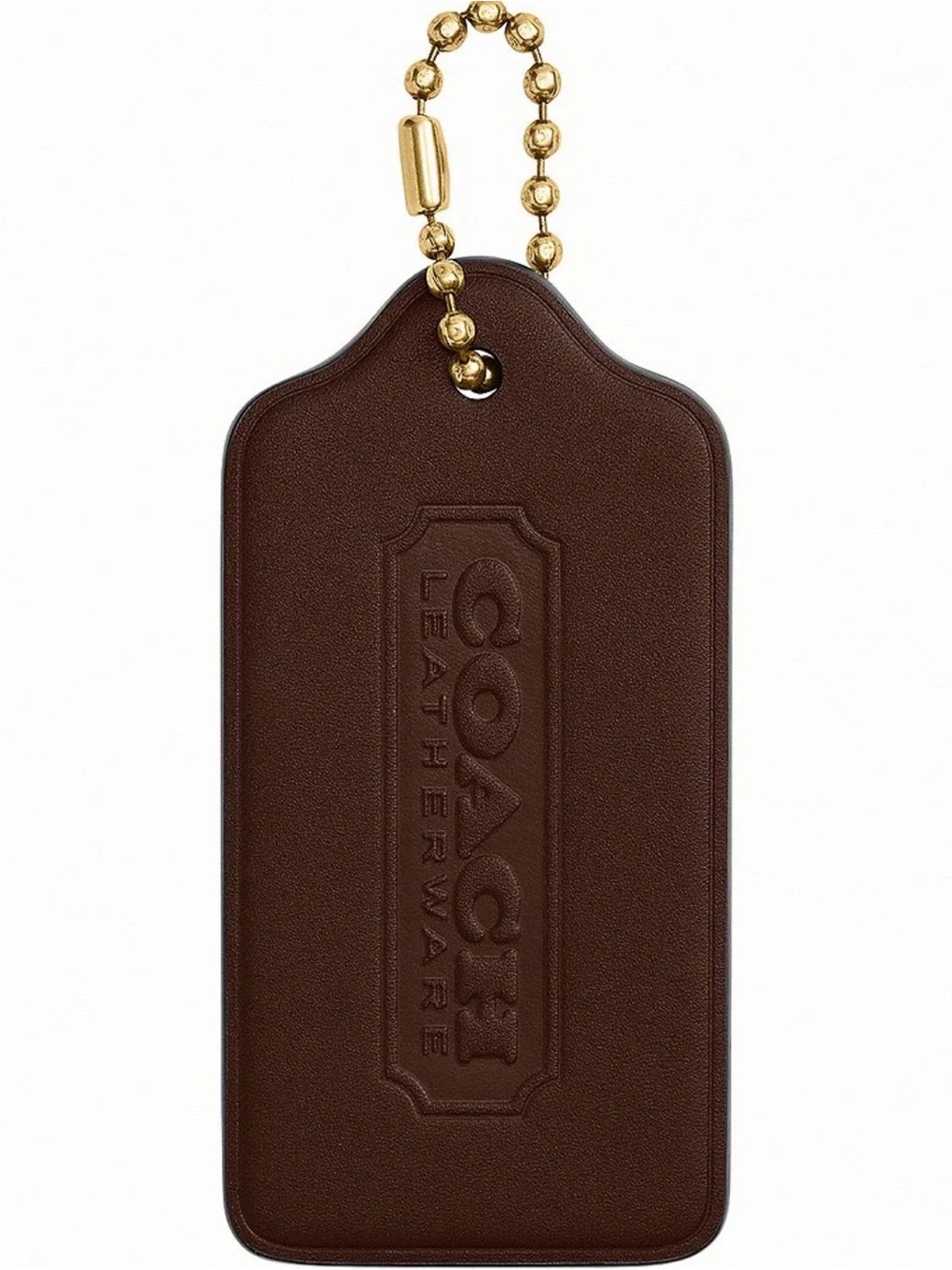 BNWT Coach XL Hangtag Bag Charm